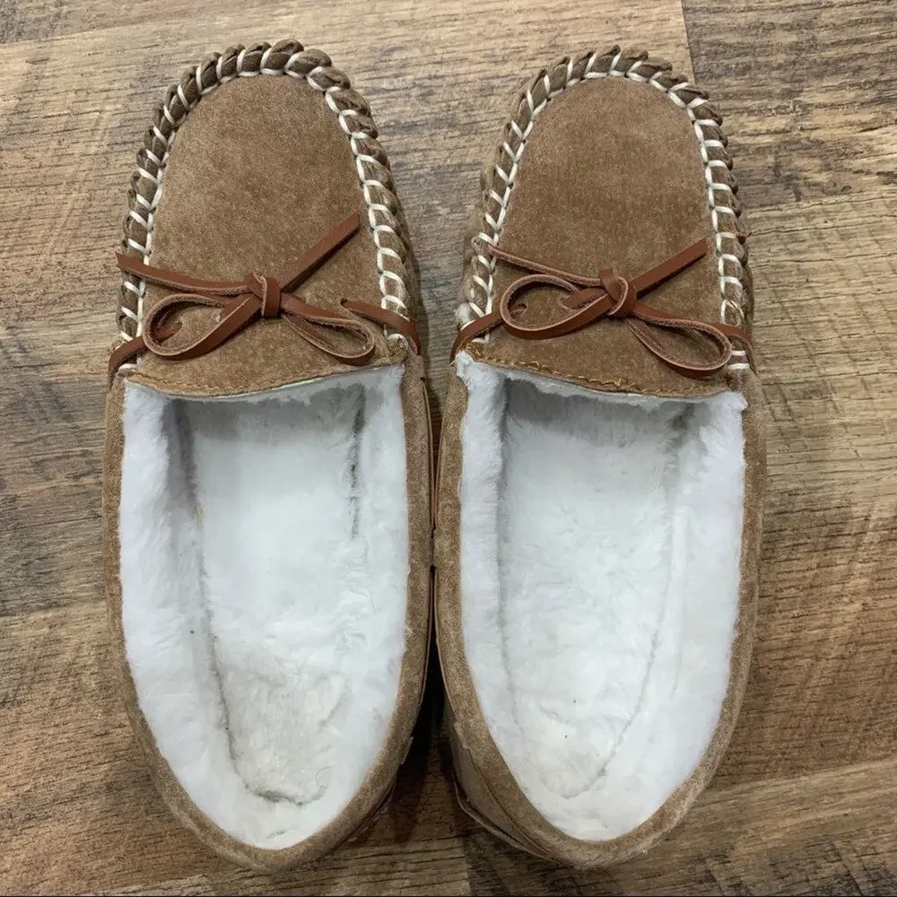NWOT LAMO Women's Britain Moc 4 Chestnut Moccasin Size 7